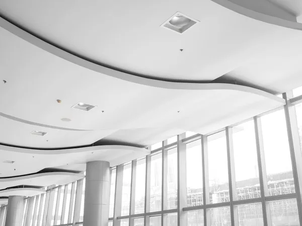 Clean recessed ceiling lighting installed in a modern interior